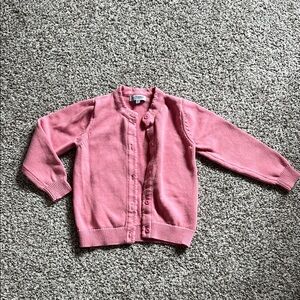 Little Stocking Co Kids Pink Cardigan Worn 1 Time